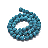 Natural Lava Rock Round Bead Strands G-I124-10mm-09-3