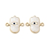 Rack Plating Alloy Enamel Connector Charms FIND-C050-12A-01G-1