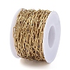 304 Stainless Steel Paperclip Chains CHS-L022-02D-G-4