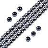 1 Strand Electroplated Synthetic Non-Magnetic Hematite Beads Strands G-PA0002-42B-1