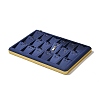 18-Slot PU Leather Pendant Necklace Display Tray Stands VBOX-C003-05B-2