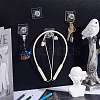 15 Sets Acrylic Diamond Hook Hangers for Jewelry Necklace FIND-GA0003-46-4