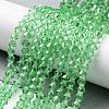 Transparent Glass Beads Strands GLAA-F029-3mm-24-4