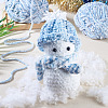 2 Skeins Polyester Yarn for Knitting & Crochet OCOR-TA0003-09B-8