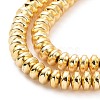 Electroplate Non-magnetic Synthetic Hematite Beads Strands G-L485-04B-G-3