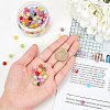 Transparent Crackle Acrylic Beads CACR-NB0001-03-3