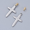 304 Stainless Steel Snap On Bails STAS-E436-27G-4