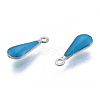 304 Stainless Steel Enamel Charms STAS-N092-178G-2