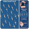 24Pcs 4 Styles 304 Stainless Steel Pendants STAS-UN0060-02-5