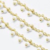 Handmade Glass Beaded Chains CHC-I026-H-03G-1