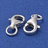 925 Sterling Silver Lobster Claw Clasps STER-K167-074A-S-2