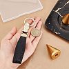 1Pcs PU Leather Keychain KEYC-CA0001-17-3