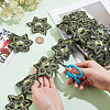 Iron on/Sew on Ethnic Style Embroidery Flower Polyester Lace Ribbons OCOR-WH0060-47A-3