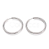 Tarnish Resistant 201 Stainless Steel Huggie Hoop Earrings EJEW-O095-02E-1