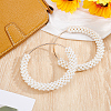 2Pcs Plastic Imitation Pearl Round Beaded Bag Handles FIND-BBC0005-11B-4