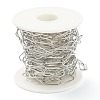 Tarnish Resistant 304 Stainless Steel Cable Chain STAS-B020-02P-3