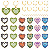 DIY Heart Drop Earring Making Kit DIY-GA0003-92-1