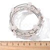 Gemstone Chip Warp Bracelets BJEW-JB01517-01-5