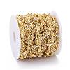 Handmade Brass Enamel Link Chains CHC-I035-13G-02-4
