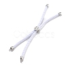 Twisted Nylon Cord Silder Bracelets DIY-B066-03P-23-1