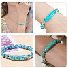 6Pcs Synthetic Turquoise Connector Charms G-AR0006-27A-5