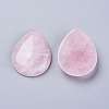 Natural Rose Quartz Cabochons G-E491-A-03-2