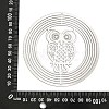 201 Stainless Steel Laser Cut Connector Charms STAS-Z116-01P-04-3