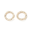 Brass Twisted Open Jump Rings KK-WH0060-02B-G-1