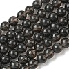 Natural Ice Obsidian Beads Strands G-P590-A03-8mm-02-2