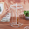 Rotatable Iron Necklace Display Stands ODIS-WR0001-15-3