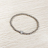 304 Stainless Steel Beads Stretch Bracelets for Women FS-WGC4F34-18-1