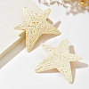 Iron and Raffia Stud Earrings for Women WGF3A03-01-2