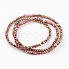 Electroplate Glass Beads Strands EGLA-P018-2mm-F02-2