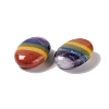 Chakra Theme Assembled Quartz Crystal & Amethyst & Lapis Lazuli & Green Aventurine & Topaz Jade & Red Aventurien & Red Jaspser Healing Massage Palm Stones G-D477-01-3