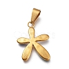 304 Stainless Steel Enamel Pendants STAS-H106-08G-2