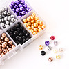 500Pcs 10 Colors Baking Paint Pearlized Glass Pearl Round Bead Strands HY-YW0001-02A-2