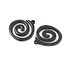 Ion Plating(IP) 304 Stainless Steel Pendants STAS-P322-11B-2