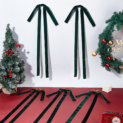 Polyester Bowknot Pendant Decorations FIND-ME0002-74C-1