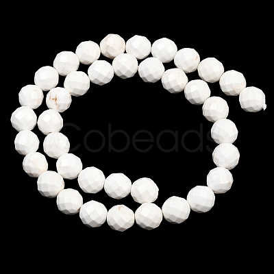 Natural Magnesite Beads Strands G-Z143-D01-10mm-1