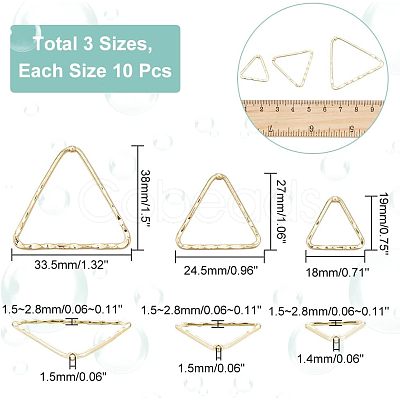 30Pcs 3 Style Alloy Pendants FIND-CA0006-02-1
