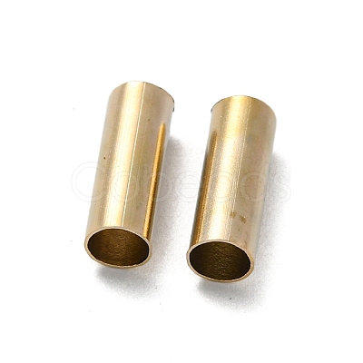Brass Tube Beads KK-Z045-04A-KCG-1