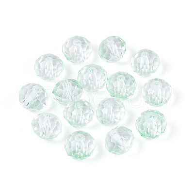 Baking Paint Transparent Glass Beads X1-GLAA-N011-10mm-07-1