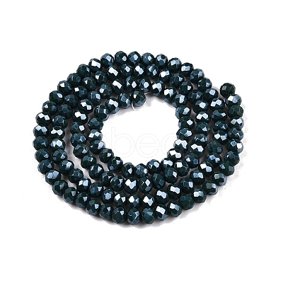 Electroplate Glass Beads Strands EGLA-A044-P3mm-A12-1