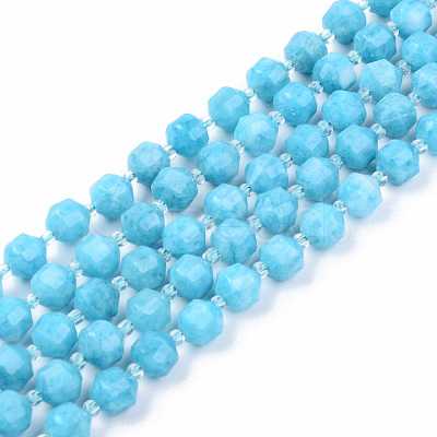 Natural Quartz Beads Strands X-G-R482-09-8mm-1-1