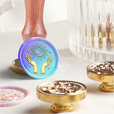 Wax Seal Stamp Set AJEW-WH0208-755-1