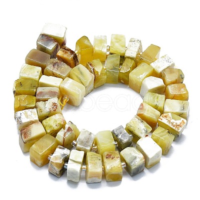 Natural Yellow Opal Beads Strands G-K245-F04-04-1