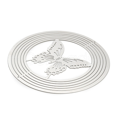 201 Stainless Steel Laser Cut Connector Charms STAS-Z116-01P-02-1