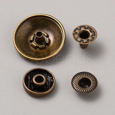 Alloy Snap Button FIND-WH0421-74C-1