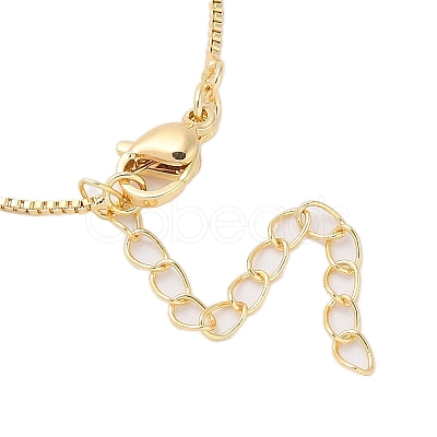 Rack Plating Natural Paua Shell Pendants Necklace NJEW-B104-01G-1