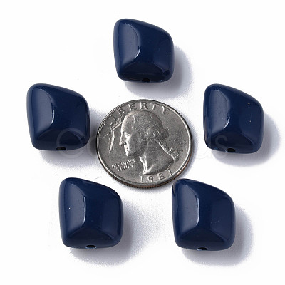 Opaque Acrylic Beads MACR-S373-15A-A06-1